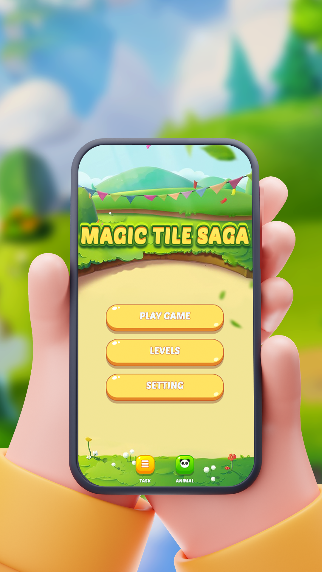 Magic Tile Saga Gameplay Screenshot 1
